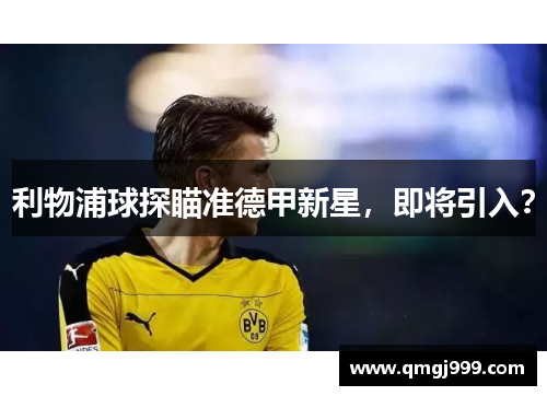 利物浦球探瞄准德甲新星，即将引入？